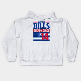 Buffalo Bills Stefon Diggs 14 American Football Team Kids Hoodie